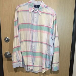 Ralph Lauren Pastel Plaid Men's Shirt